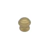 Bouton tirant de porte fixe D60 mm en aluminium Bronze poli - breveté - lot de 6 boutons