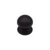Bouton tirant de porte fixe D70 mm en aluminium Marron foncé - breveté - lot de 6 boutons