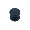 Bouton tirant de porte fixe D70 mm en aluminium Noir - breveté