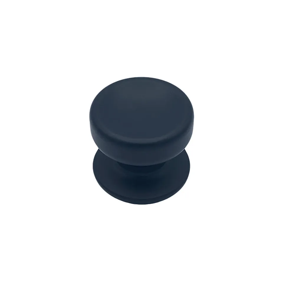 Bouton tirant de porte fixe D70 mm en aluminium Noir - breveté