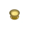 Bouton tirant de porte fixe D80 mm en aluminium Or poli - breveté - lot de 6 boutons