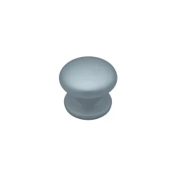 Bouton tirant de porte fixe D70 mm en aluminium Gris argent - breveté