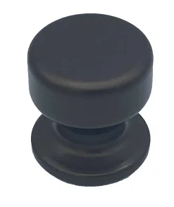 Bouton tirant de porte fixe D50 mm en aluminium Marron foncé - breveté