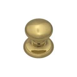 Bouton tirant de porte fixe en laiton D70 mm Laiton poli