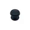 Bouton tirant de porte fixe D70 mm en aluminium Noir - breveté