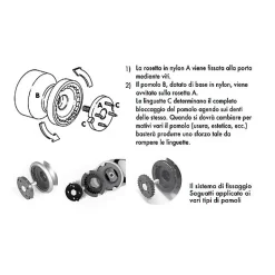 Bouton tirant de porte fixe D70 mm en aluminium BLANC RAL 9010 - breveté