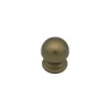 Bouton tirant de porte fixe D50 mm en aluminium Bronze satiné - breveté