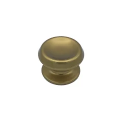 Bouton tirant de porte fixe D80 mm en aluminium Bronze poli - breveté - lot de 6 boutons