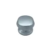 Bouton tirant de porte fixe D70 mm en aluminium Argent poli - breveté