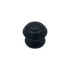 Bouton tirant de porte fixe D70 mm en aluminium Noir - breveté - lot de 6 boutons