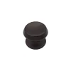 Bouton tirant de porte fixe D70 mm en aluminium Marron foncé - breveté