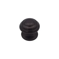 Bouton tirant de porte fixe D70 mm en aluminium Marron foncé - breveté - lot de 6 boutons