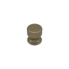 Bouton tirant de porte fixe D50 mm en aluminium Bronze poli - breveté