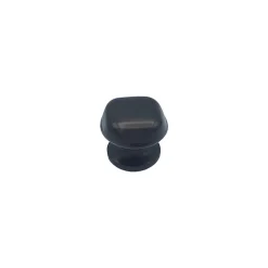 Bouton tirant de porte fixe D60 mm en aluminium Marron foncé - breveté