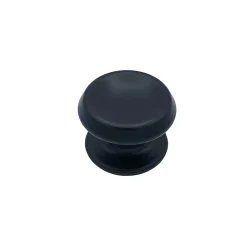 Bouton tirant de porte fixe D80 mm en aluminium Noir - breveté