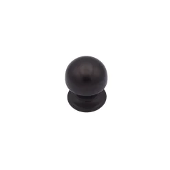 Bouton tirant de porte fixe D50 mm en aluminium Marron foncé - breveté