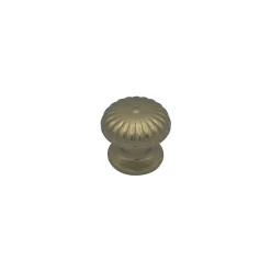 Bouton tirant de porte fixe D60 mm en aluminium Bronze poli - breveté - lot de 6 boutons