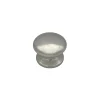 Bouton tirant de porte fixe D70 mm en aluminium Argent poli - breveté