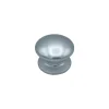 Bouton tirant de porte fixe D80 mm en aluminium Argent poli - breveté