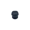 Bouton tirant de porte fixe D60 mm en aluminium Noir - breveté - lot de 6 boutons