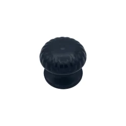 Bouton tirant de porte fixe D70 mm en aluminium Noir - breveté
