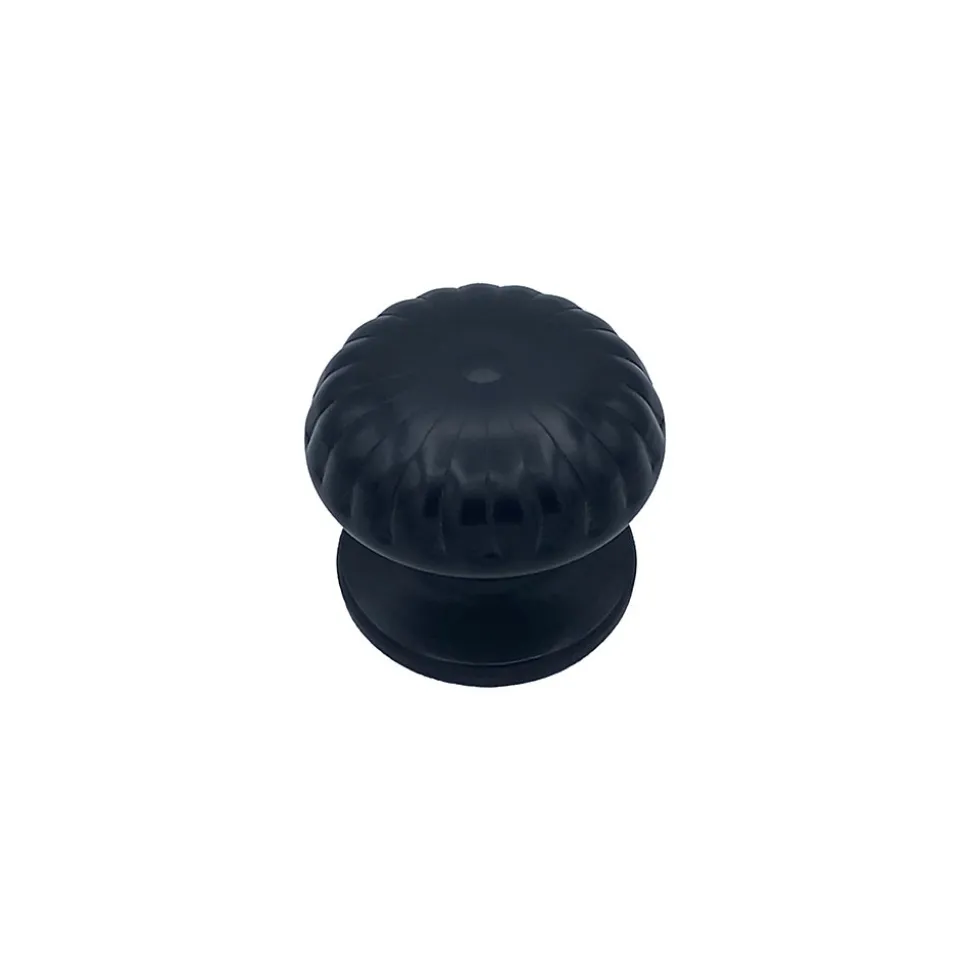 Bouton tirant de porte fixe D70 mm en aluminium Noir - breveté