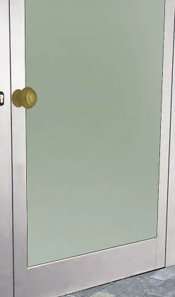 Bouton tirant de porte fixe D60 mm en aluminium Or satiné - breveté