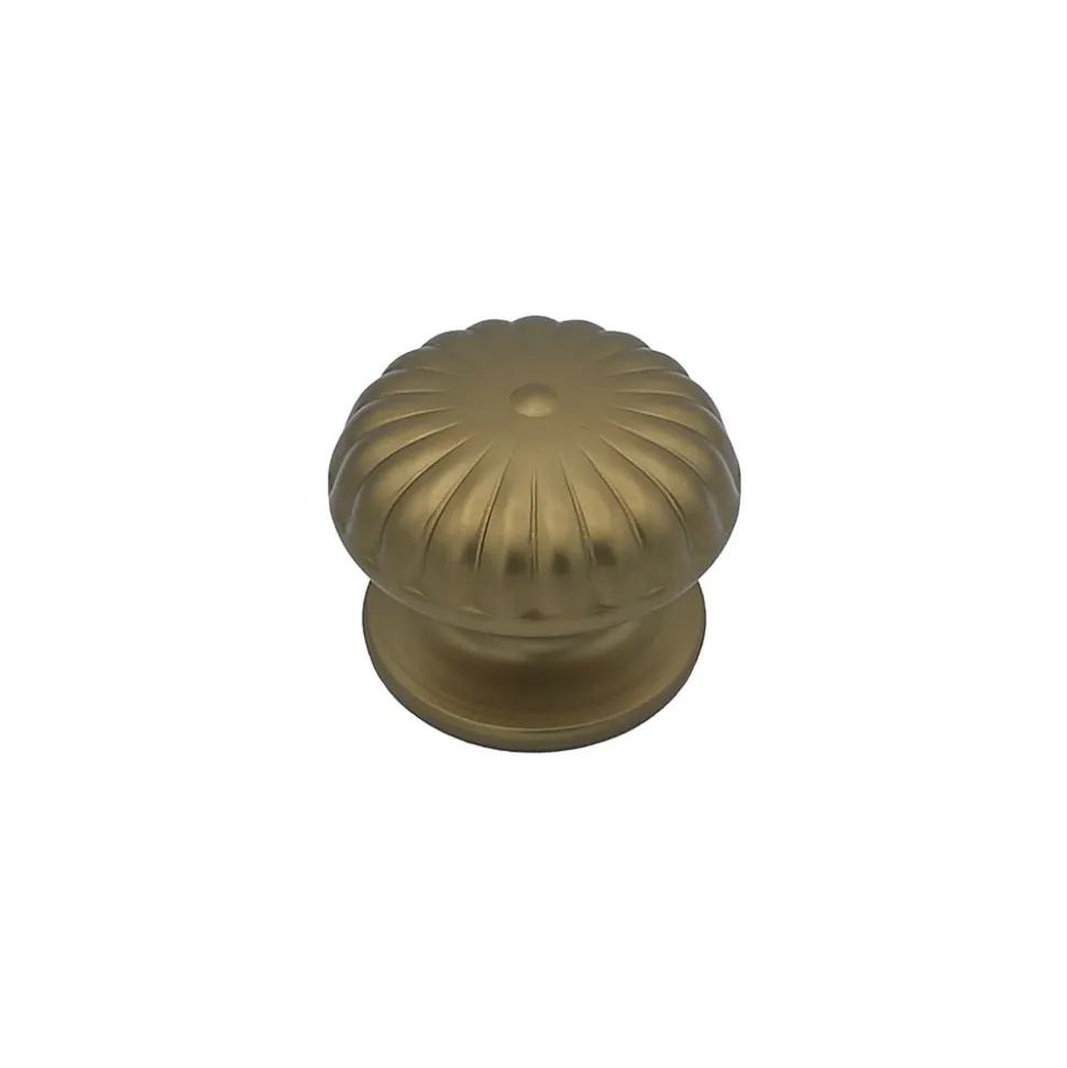Bouton tirant de porte fixe D80 mm en aluminium Bronze satiné - breveté - lot de 6 boutons