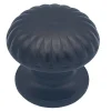 Bouton tirant de porte fixe D60 mm en aluminium Marron foncé - breveté - lot de 6 boutons
