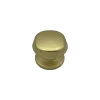 Bouton tirant de porte fixe D70 mm en aluminium Or satiné - breveté - lot de 6 boutons