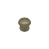 Bouton tirant de porte fixe D60 mm en aluminium Bronze poli - breveté .
