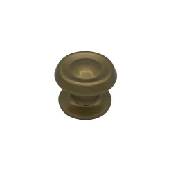Bouton tirant de porte fixe D80 mm en aluminium Bronze poli - breveté