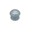Bouton tirant de porte fixe D80 mm en aluminium Gris argent - breveté