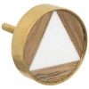 Boutons de meuble x2 Isla en manguier & laiton D3,8cm - Atmosphera