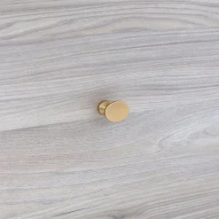 Boutons pour meubles en zamac Diamètre 42 x 27 Alucover laiton