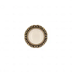 Boutons pour meubles en zamac et Porcelaine Diamètre 41 Florence antique
