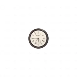 Boutons pour meubles en zamac et Porcelaine Diamètre 35 Brun alu