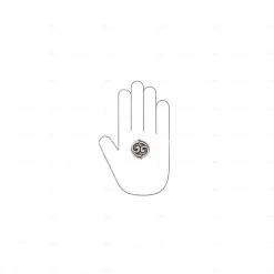 Boutons pour meubles en zamac Diamètre 32 Vieil argent brillant