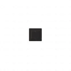 Boutons pour meubles en zamac Diamètre 24 x 24 Vernis noir mat