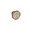 Boutons pour meubles en zamac et Porcelaine Diamètre 38 orvale