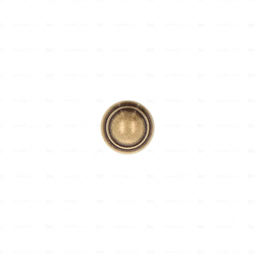 Boutons pour meubles en zamac Diamètre 25 Florence antique