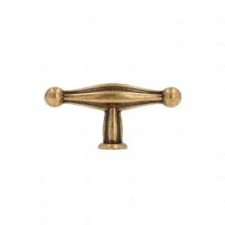 Boutons pour meubles en zamac Diamètre 67 x 32 Florence antique, Lot de 6