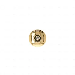 Boutons pour meubles en zamac et cristal Diamètre 30 plaqué or