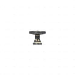 Boutons pour meubles en zamac Diamètre 25 Ivoire rustique