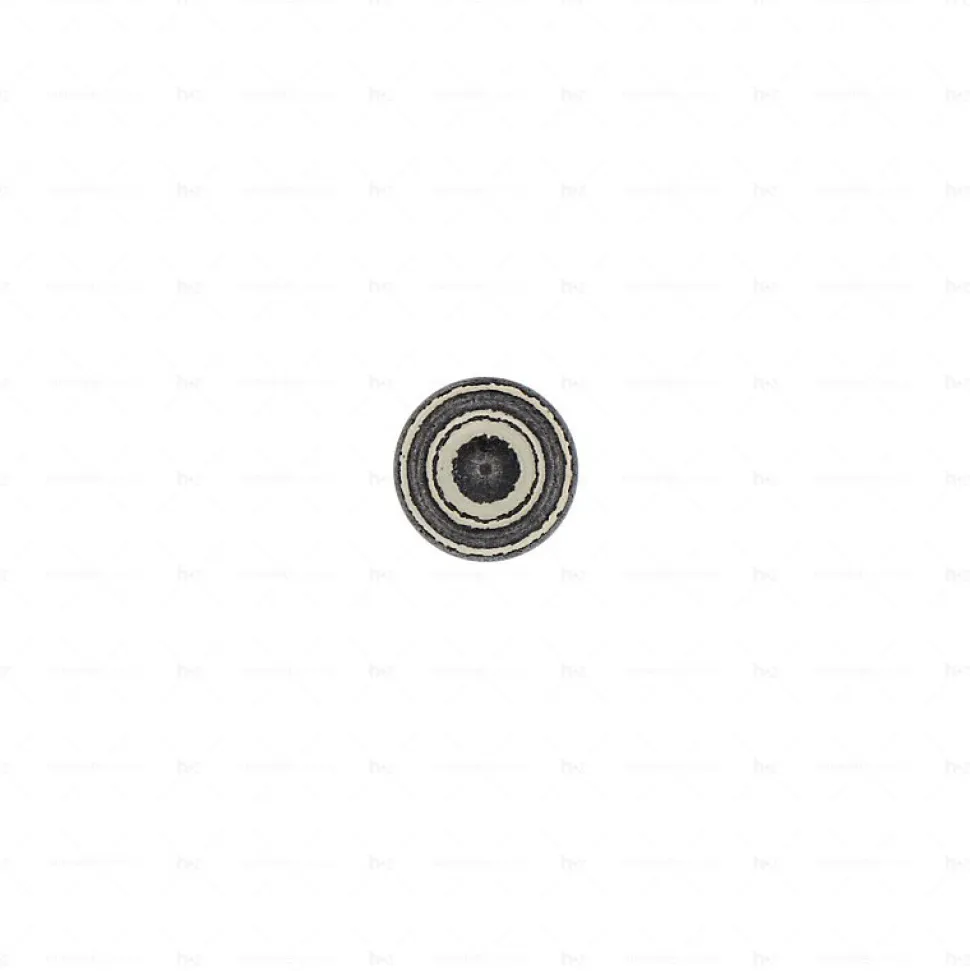 Boutons pour meubles en zamac Diamètre 25 Ivoire rustique