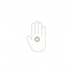 Boutons pour meubles en zamac et Porcelaine Diamètre 30 Florence antique