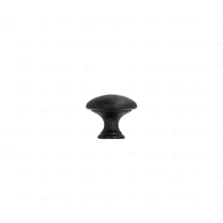 Boutons pour meubles en zamac Diamètre 25 Vernis noir mat