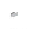 Boutons pour meubles en zamac Diamètre 30 x 16 Aluminium mat verni