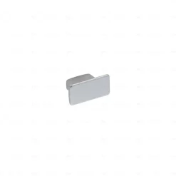 Boutons pour meubles en zamac Diamètre 30 x 16 Aluminium mat verni