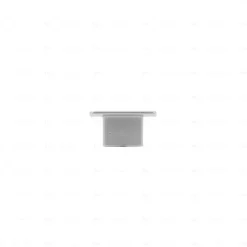Boutons pour meubles en zamac Diamètre 30 x 16 Aluminium mat verni